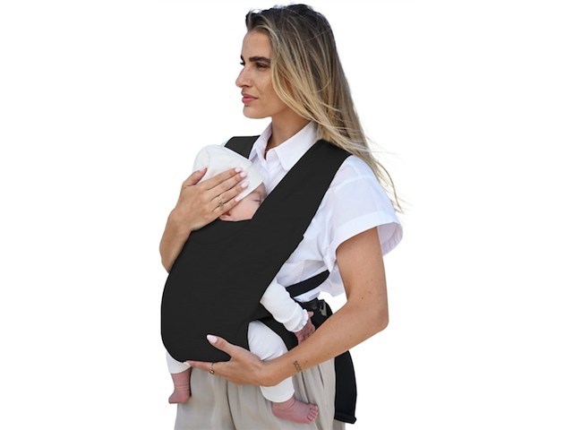 Deryan nova draagzak baby zwart - afbeelding 1 van  1