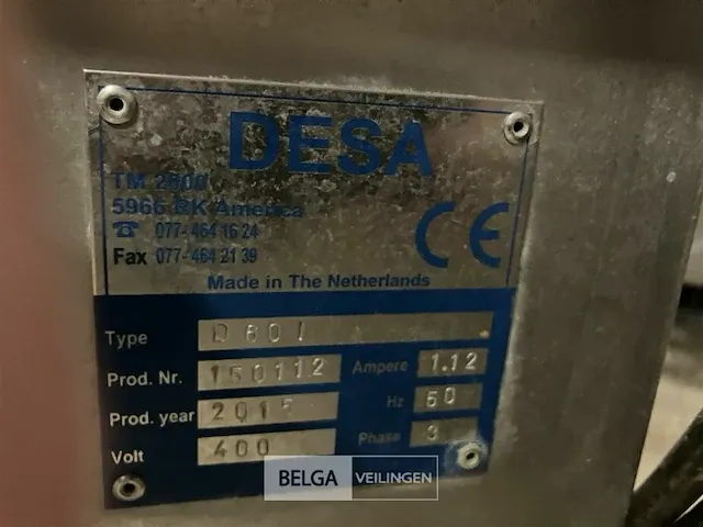 Desa d601 verrijdbare rvs tumbler - afbeelding 3 van  3