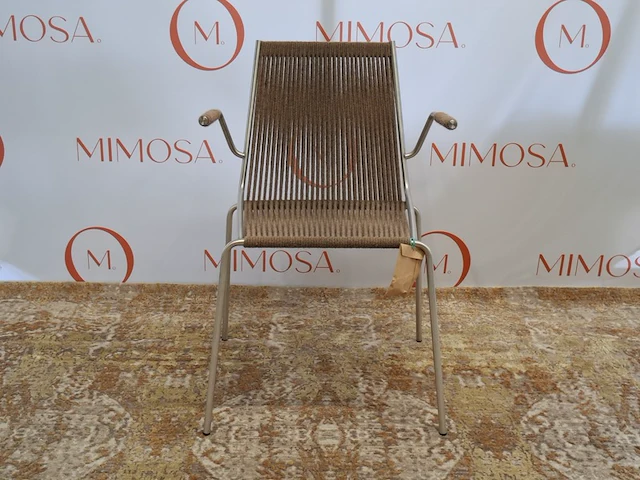 Design armstoel thorup, noel chair d3030, brown wool - afbeelding 1 van  7