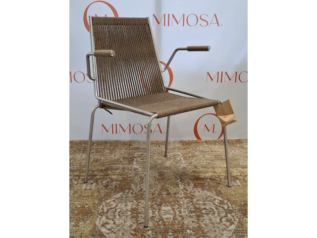Design armstoel thorup, noel chair d3030, brown wool - afbeelding 2 van  7