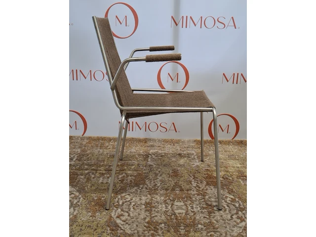 Design armstoel thorup, noel chair d3030, brown wool - afbeelding 3 van  7