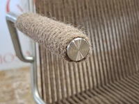 Design armstoel thorup, noel chair d3030, brown wool - afbeelding 5 van  7