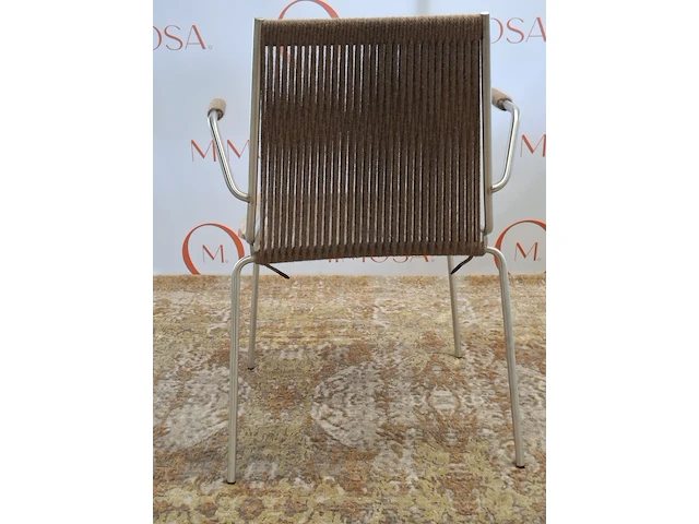 Design armstoel thorup, noel chair d3030, brown wool - afbeelding 7 van  7