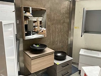 Design badmeubelset 60 cm met spiegelkast en waskom - afbeelding 4 van  4