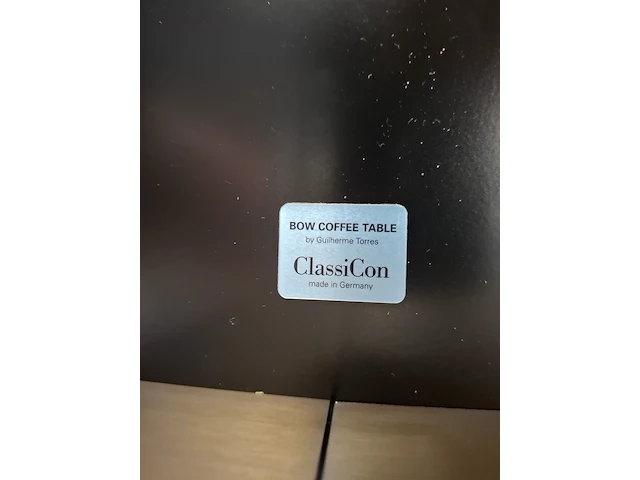 Design bijzettafel classicon, by guilherme torres, bow side table - afbeelding 6 van  6