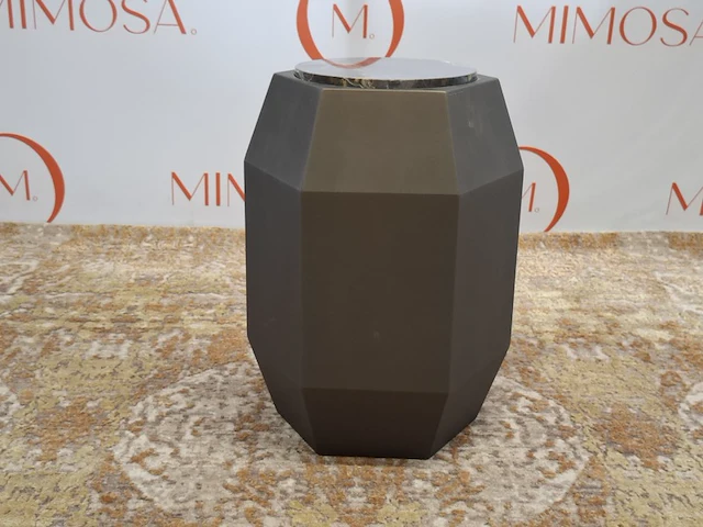 Design bijzettafel , dami bronze, soft touch sapphire - afbeelding 2 van  5