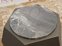 Design bijzettafel , dami bronze, soft touch sapphire - afbeelding 5 van  5