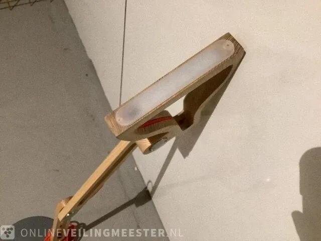 Design bureaulamp bruin/zwart - afbeelding 2 van  4