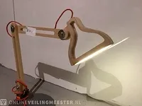 Design bureaulamp bruin/zwart - afbeelding 4 van  4
