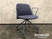 Design bureaustoel - blauw - afbeelding 1 van  9