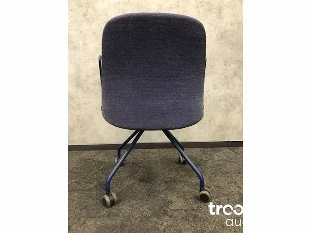 Design bureaustoel - blauw - afbeelding 6 van  9