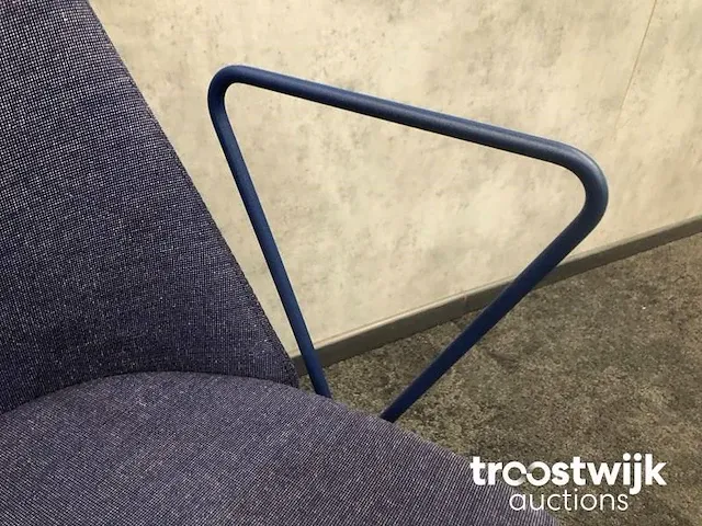 Design bureaustoel - blauw - afbeelding 9 van  9