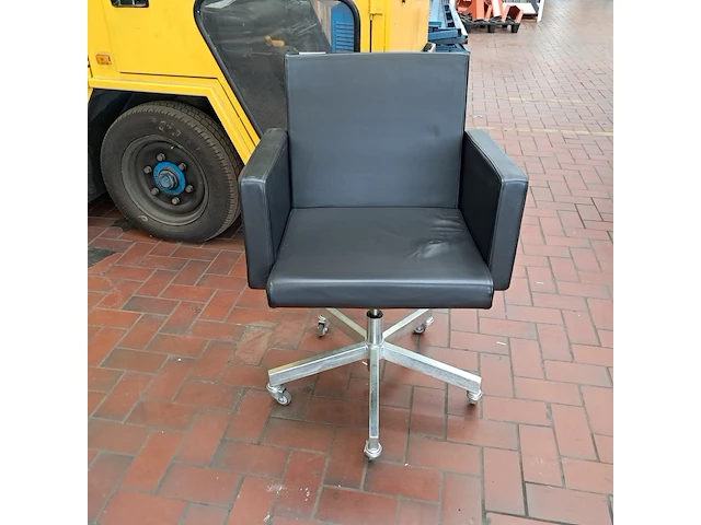 Design bureaustoel, lensvelt, zwart - afbeelding 1 van  9