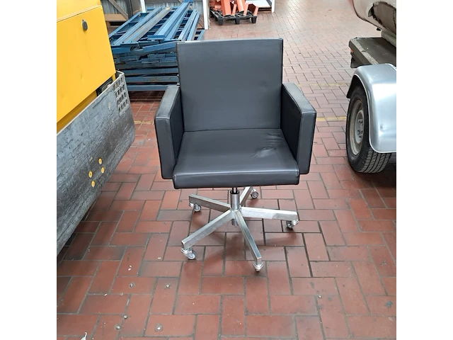 Design bureaustoel, lensvelt, zwart - afbeelding 7 van  9