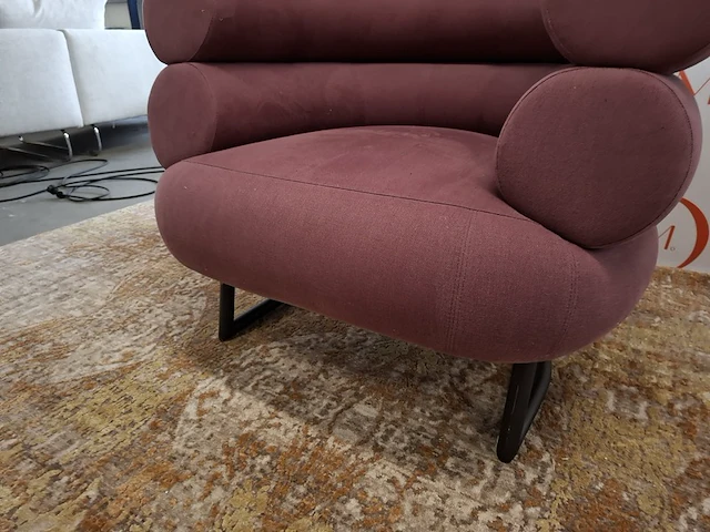 Design fauteuil classicon, bibendum, paars - afbeelding 3 van  6