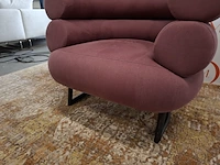 Design fauteuil classicon, bibendum, paars - afbeelding 3 van  6