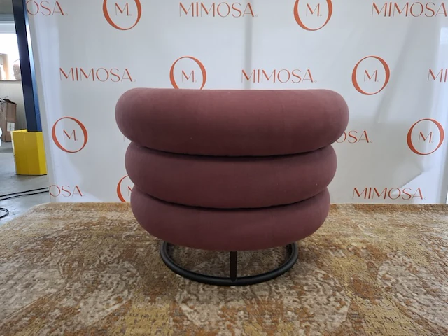 Design fauteuil classicon, bibendum, paars - afbeelding 5 van  6