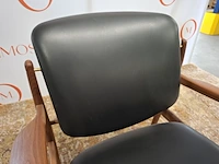 Design fauteuil house of finn juhl, france chair, fj 1360, walnut black, bouwjaar 2023 - afbeelding 8 van  10