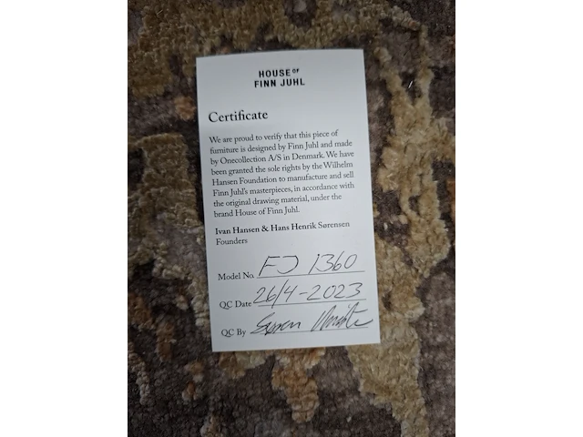 Design fauteuil house of finn juhl, france chair, fj 1360, walnut black, bouwjaar 2023 - afbeelding 10 van  10