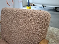 Design fauteuil mazo, arch lounge upholstered 10520, taiga 10946.49 rose - afbeelding 2 van  11