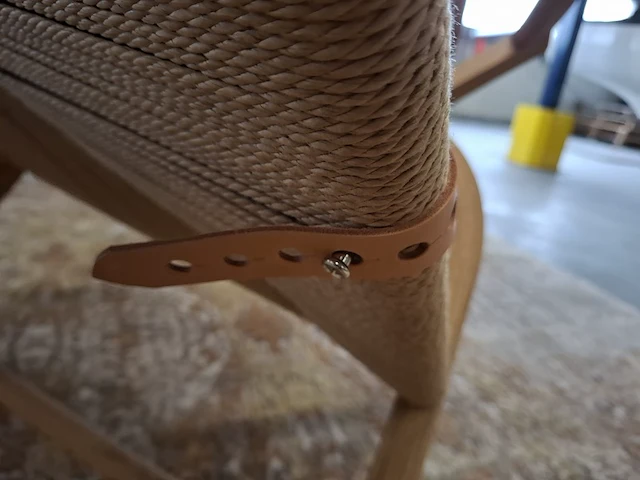 Design fauteuil mazo, arch lounge weave 10800, oak natural oiled - afbeelding 3 van  11