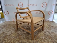Design fauteuil mazo, arch lounge weave 10800, oak natural oiled - afbeelding 4 van  11