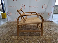 Design fauteuil mazo, arch lounge weave 10800, oak natural oiled - afbeelding 5 van  11