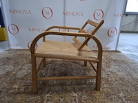 Design fauteuil mazo, arch lounge weave 10800, oak natural oiled - afbeelding 9 van  11