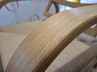 Design fauteuil mazo, arch lounge weave 10800, oak natural oiled - afbeelding 11 van  11