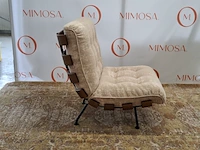 Design fauteuil tacchini, costela zinia09, walnut - afbeelding 4 van  10