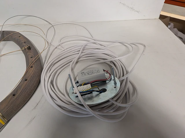 Design hanglamp ochre, pendant wood round lamp drifter - afbeelding 5 van  10