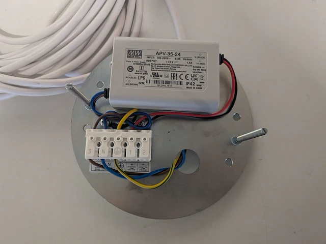 Design hanglamp ochre, pendant wood round lamp drifter - afbeelding 9 van  10