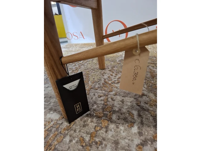 Design houten bank met kussen house of finn juhl, cocktail bench, fj-5151, oak dark oil, bouwjaar 2023 - afbeelding 7 van  8