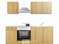 Design keuken jerome - incl. apparatuur - 210x60cm