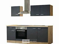 Design keuken nick - incl. apparatuur - 210x60cm
