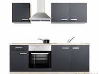 Design keuken rudy - incl. apparatuur - 210x60cm