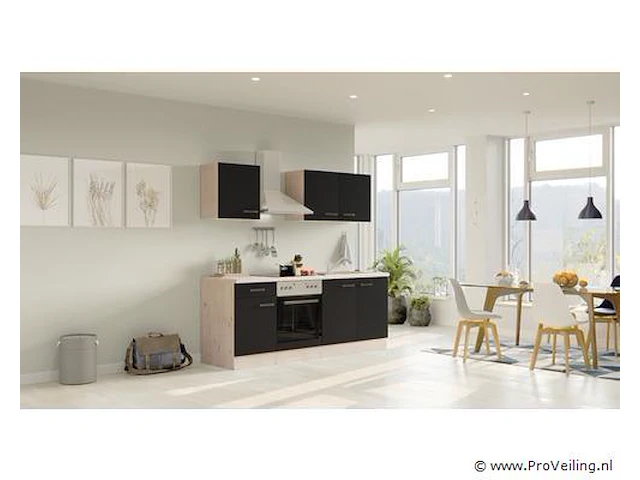Design keuken rudy - incl. apparatuur - 210x60cm - afbeelding 2 van  7