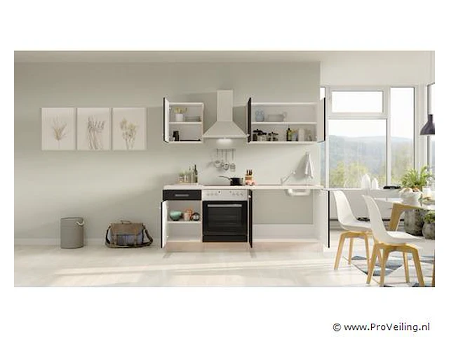 Design keuken rudy - incl. apparatuur - 210x60cm - afbeelding 3 van  7