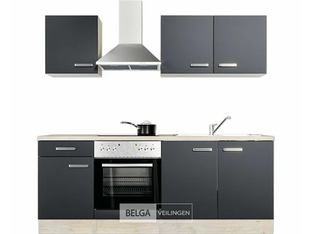 Design keuken rudy - incl. apparatuur - 210x60cm - afbeelding 1 van  7