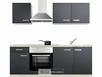 Design keuken rudy - incl. apparatuur - 210x60cm