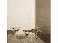 Design kruk ferm living, desert stool, cashmere/sand - afbeelding 2 van  3