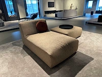 Design ligbank met pouf - afbeelding 1 van  5