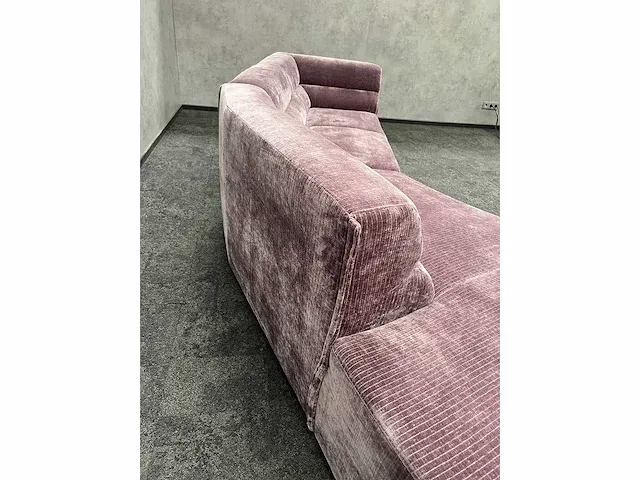 Design loungebank velvet paars - ongebruikt - afbeelding 2 van  20