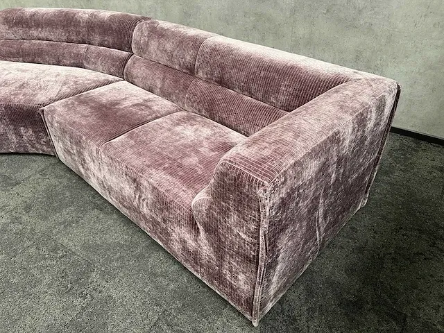 Design loungebank velvet paars - ongebruikt - afbeelding 3 van  20