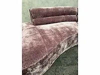 Design loungebank velvet paars - ongebruikt - afbeelding 4 van  20