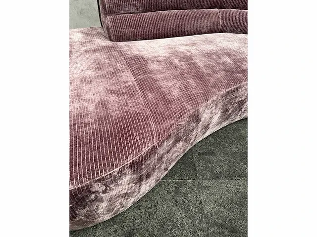 Design loungebank velvet paars - ongebruikt - afbeelding 5 van  20