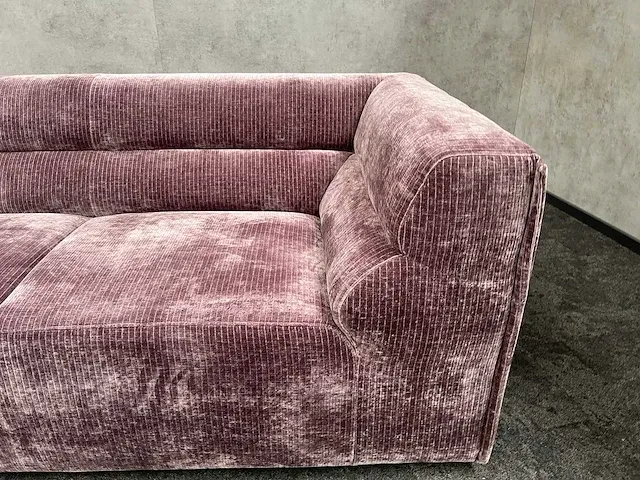 Design loungebank velvet paars - ongebruikt - afbeelding 13 van  20