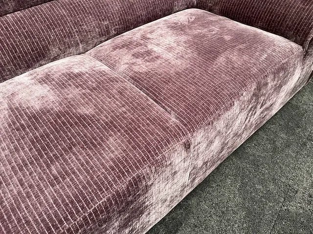 Design loungebank velvet paars - ongebruikt - afbeelding 14 van  20