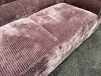 Design loungebank velvet paars - ongebruikt - afbeelding 14 van  20
