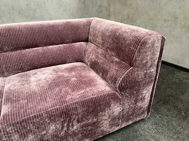 Design loungebank velvet paars - ongebruikt - afbeelding 16 van  20